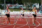 Womens Heptathlon 100 metres hurdles, 2024 EAP International Combined events, Hewcham, Northumberland.  Photo: David T. Hewitson/Sports for All Pics